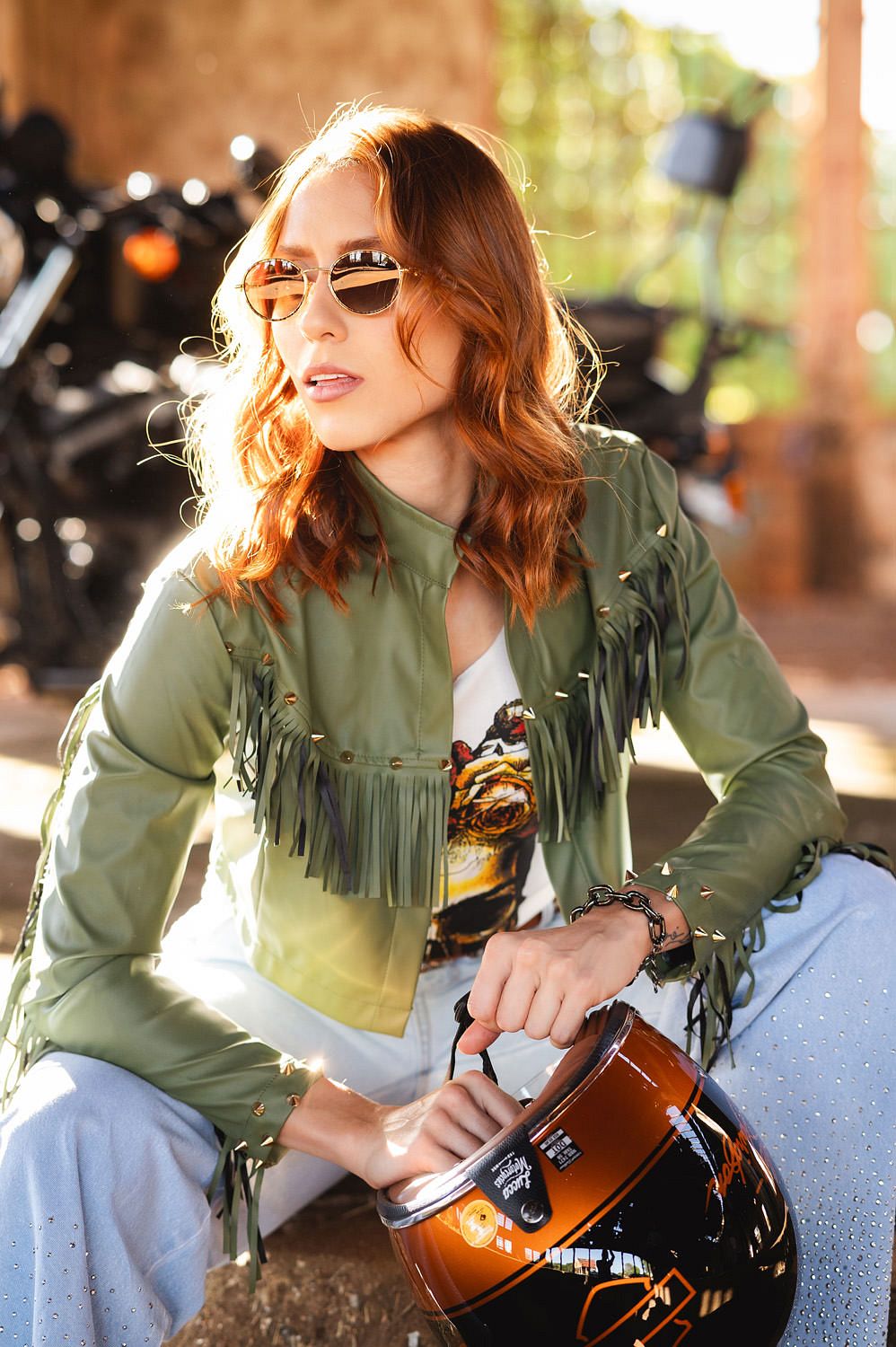 JAQUETA WESTERN FRANJAS