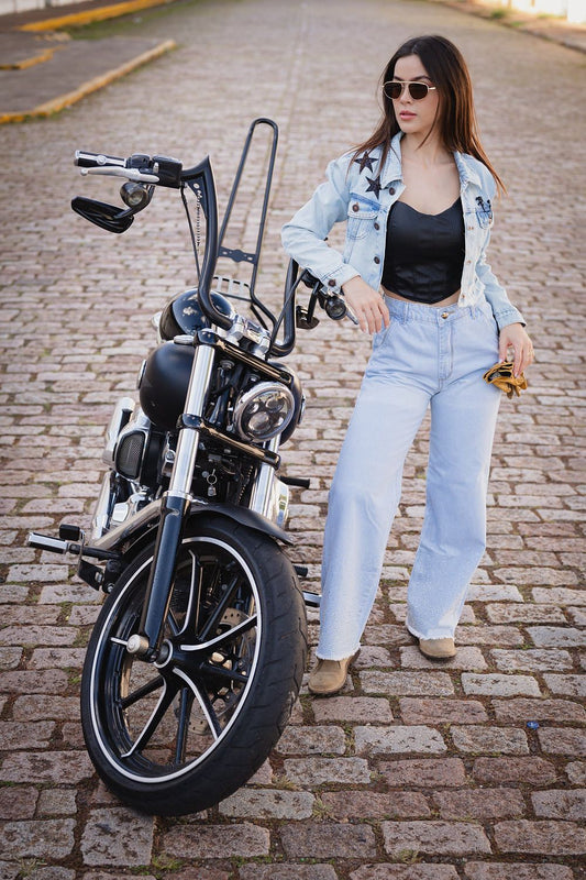 CALÇA JEANS BARRADO