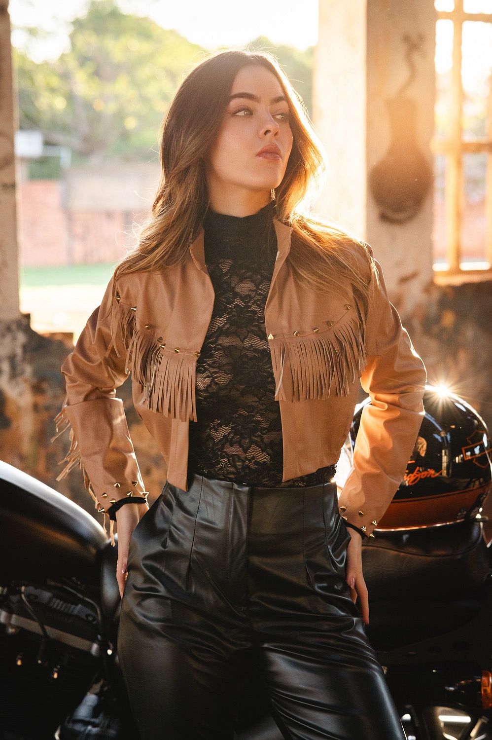 JAQUETA WESTERN FRANJAS