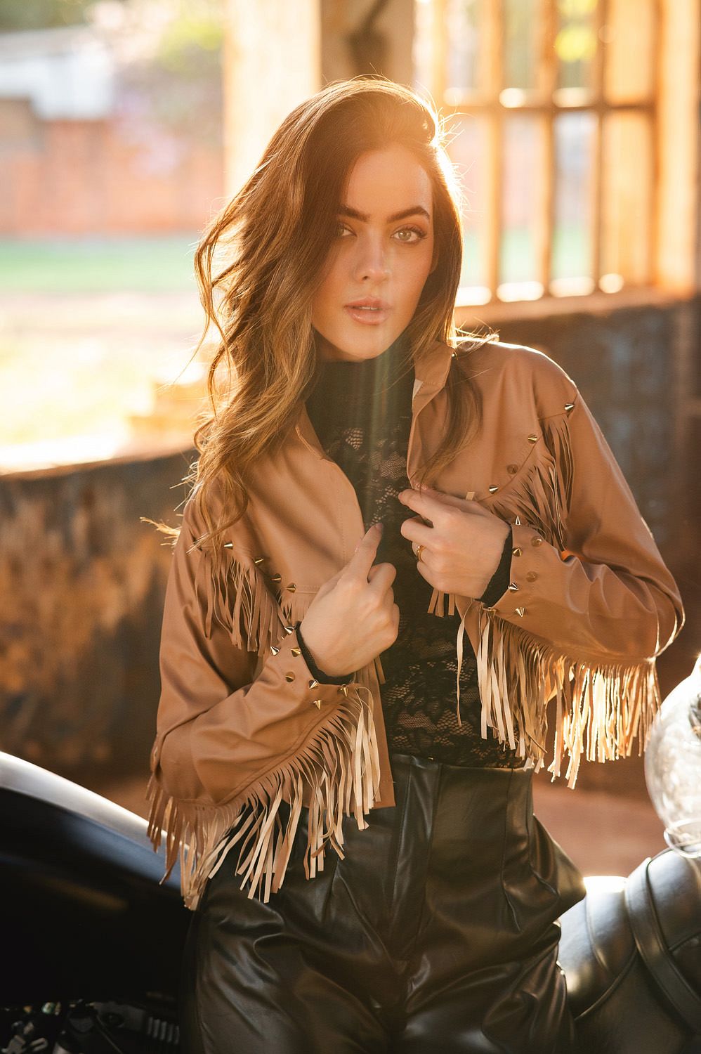 JAQUETA WESTERN FRANJAS