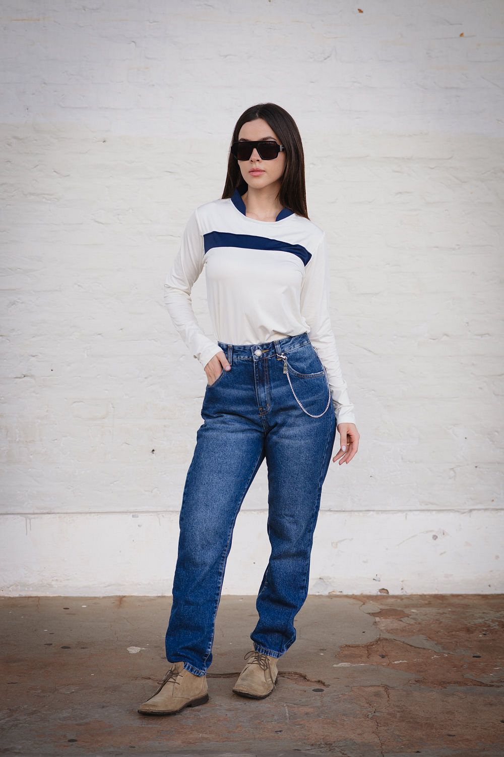CALÇA JEANS MOM