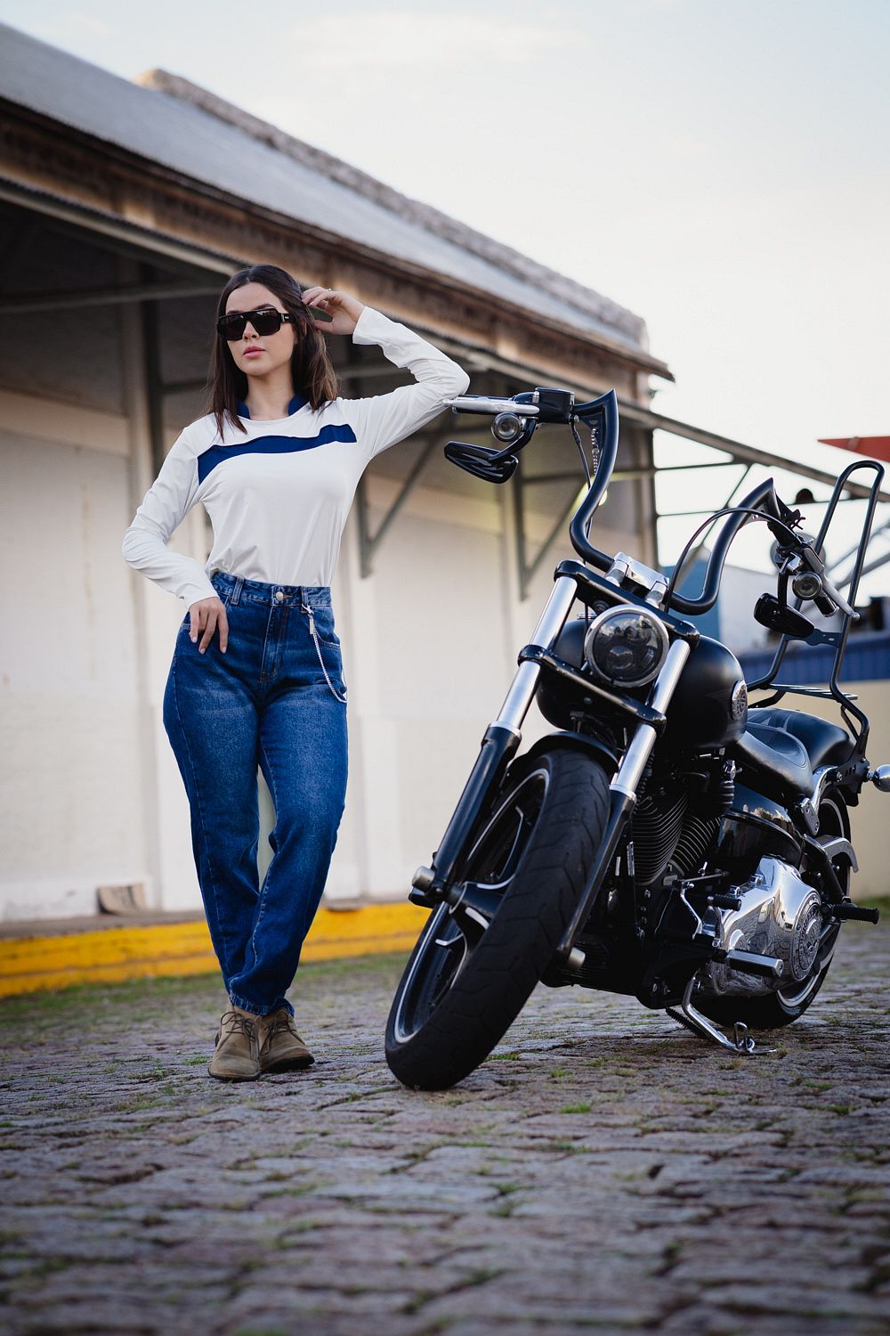 CALÇA JEANS MOM