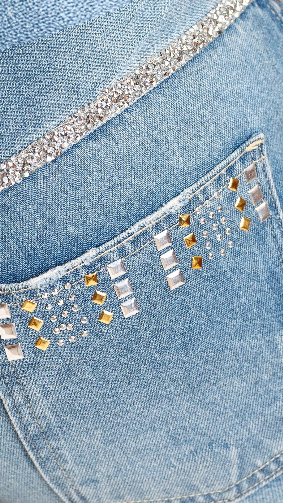 CALÇA JEANS STRAIGHT - CÓS CUSTOMIZADO