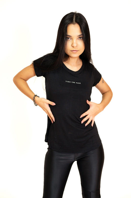 CAMISETA TURNE THE PAGE