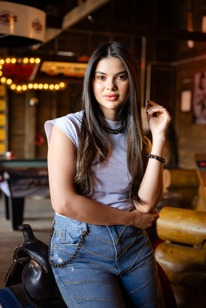 CAMISETA MUSCLE - CURVAS