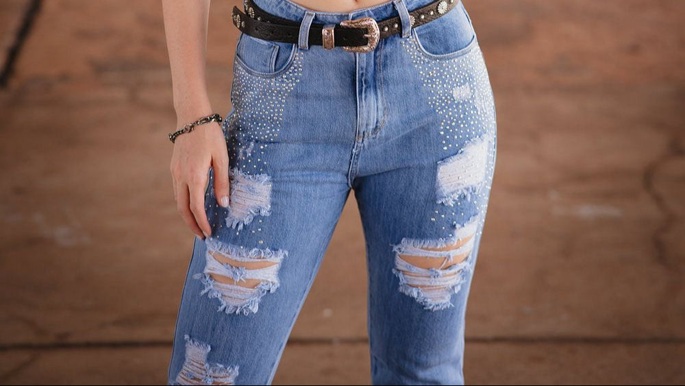 CALÇA JEANS DESTROID STAR