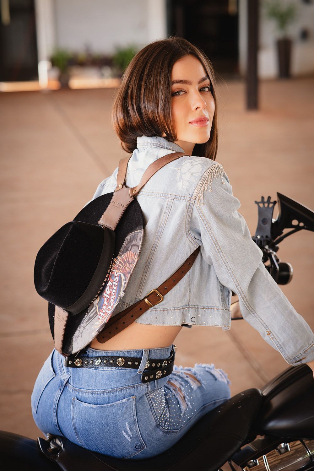 JAQUETA JEANS FLOWER