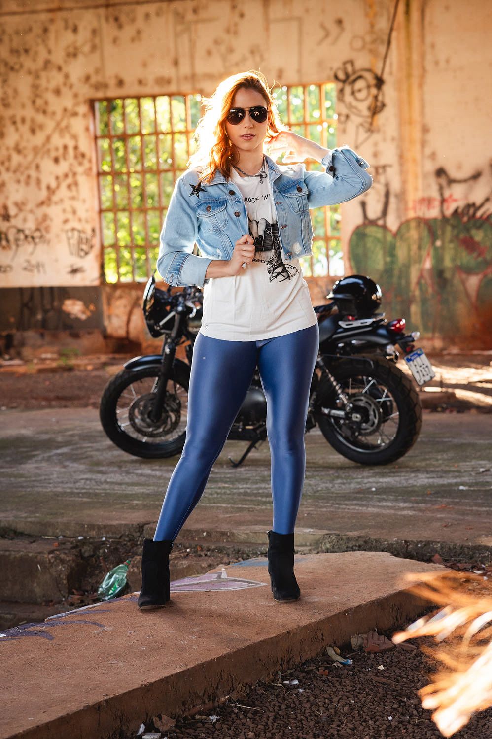 CALÇA PRADA BLUE