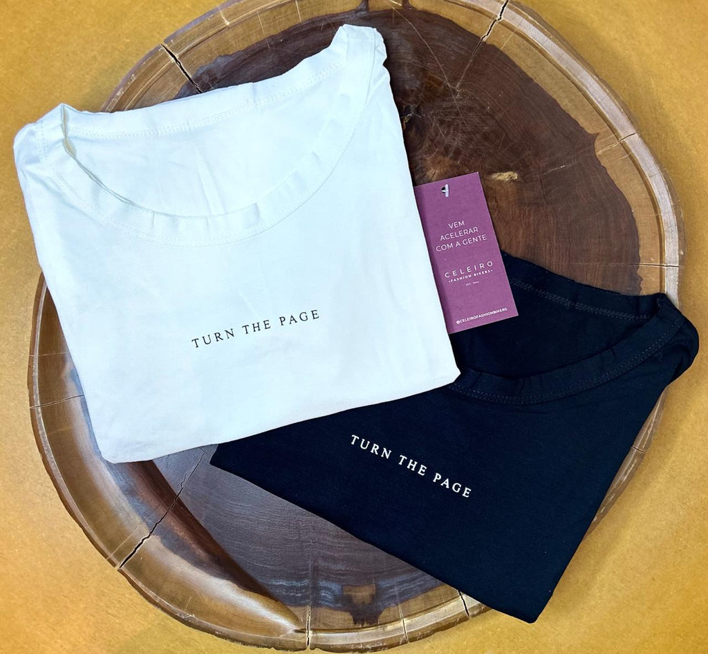 CAMISETA TURN THE PAGE