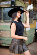 Short Saia Snake Print