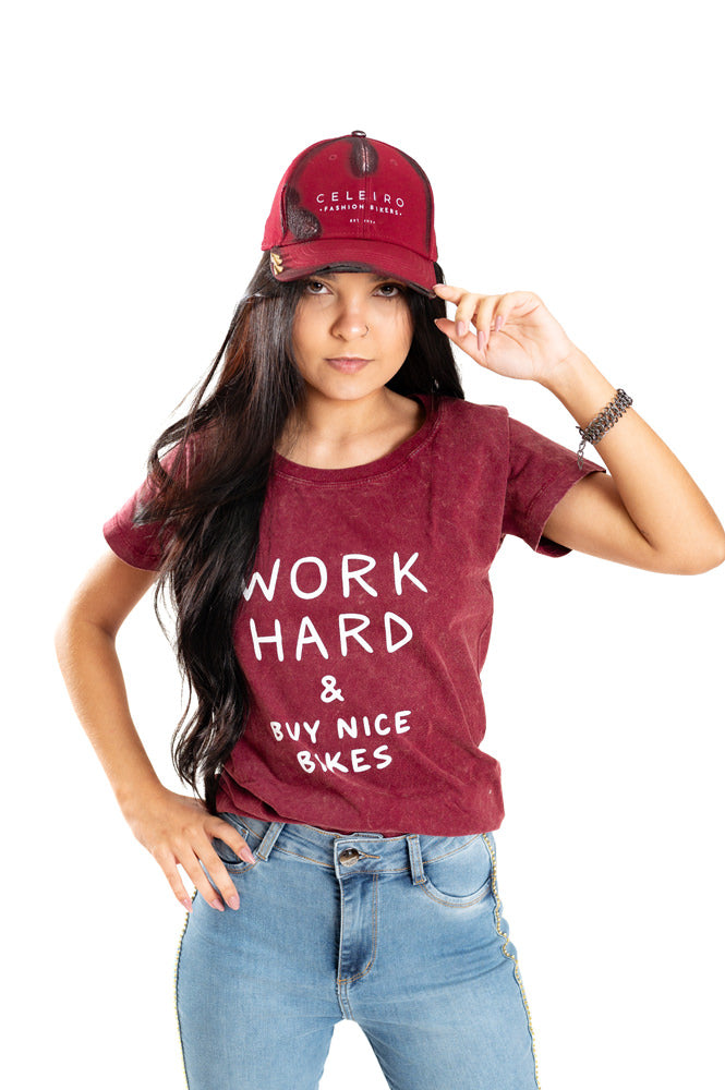 T-SHIRT ESTONADA FEMININA WORK