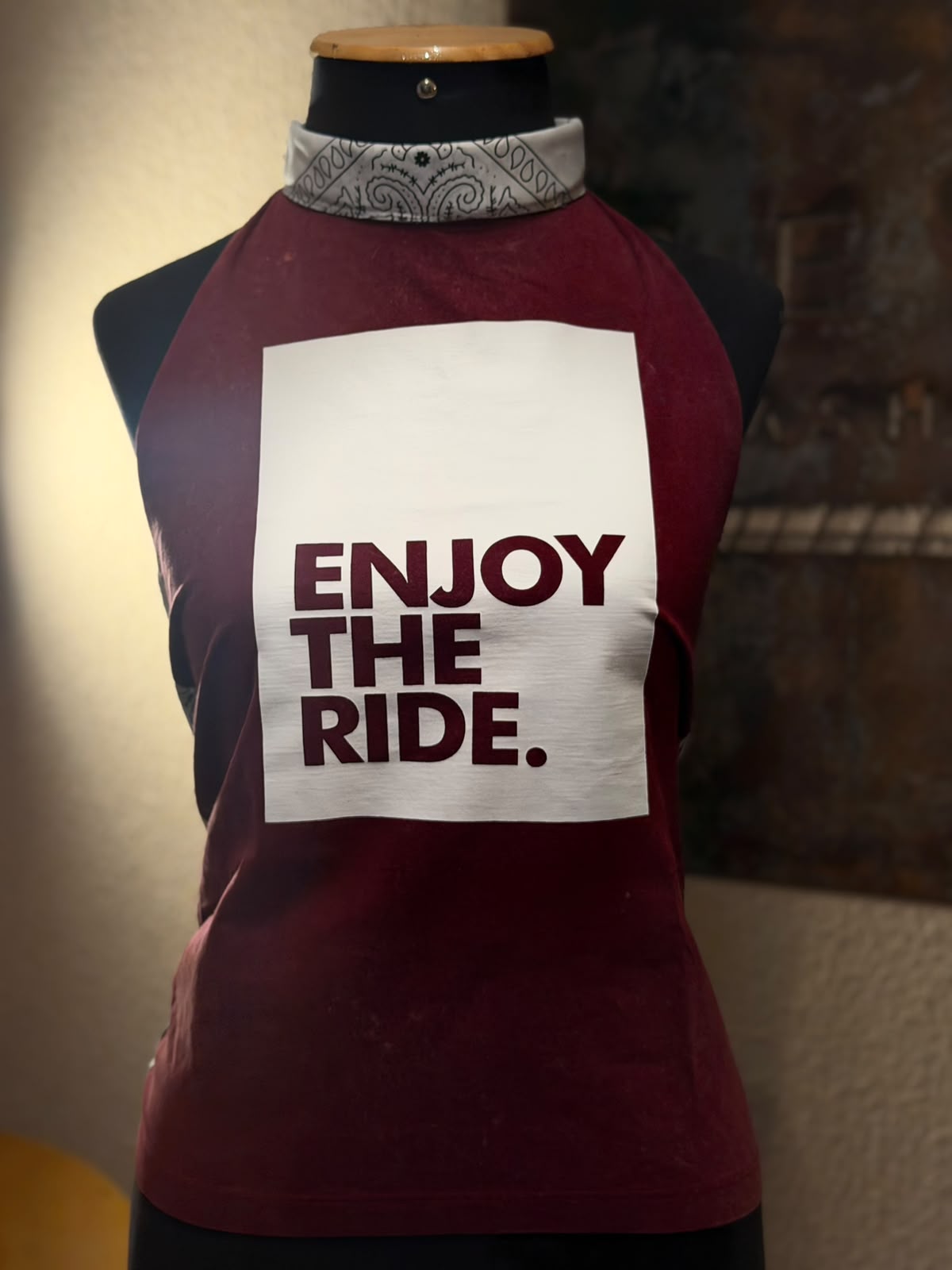 Frente Única Enjoy the Ride — Vinho Estonado