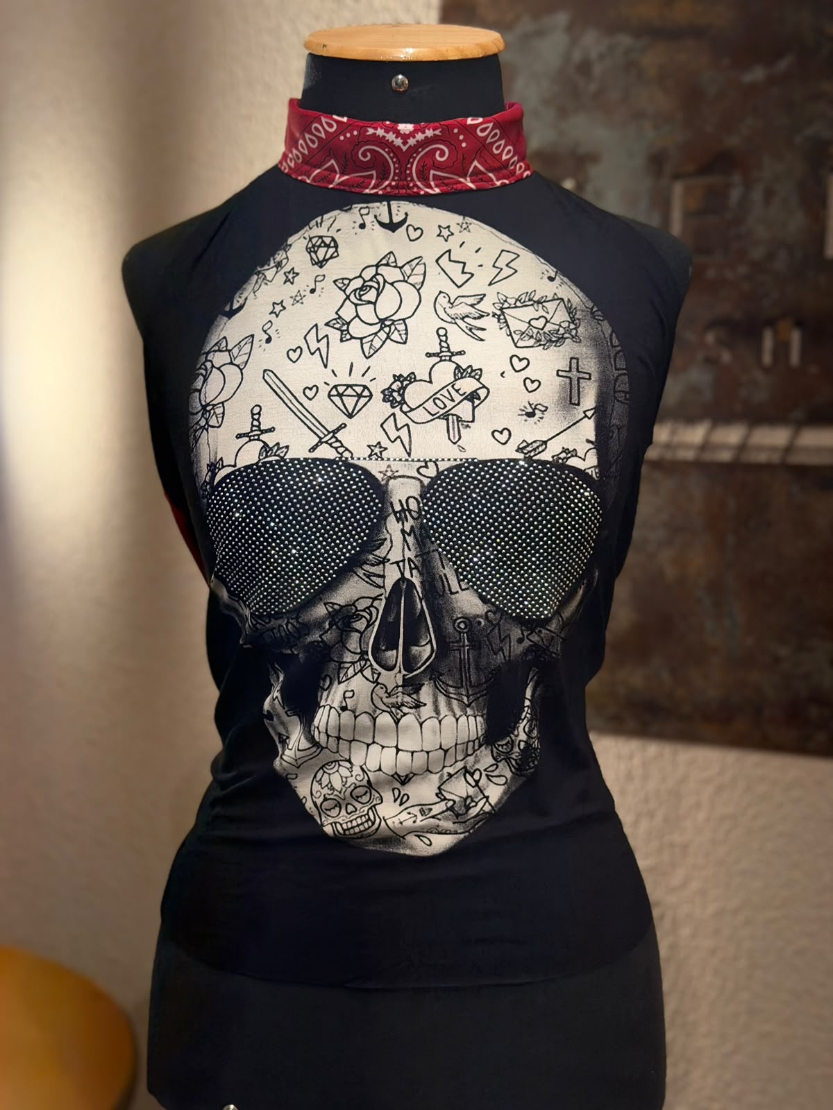 Frente Única Skull — Black