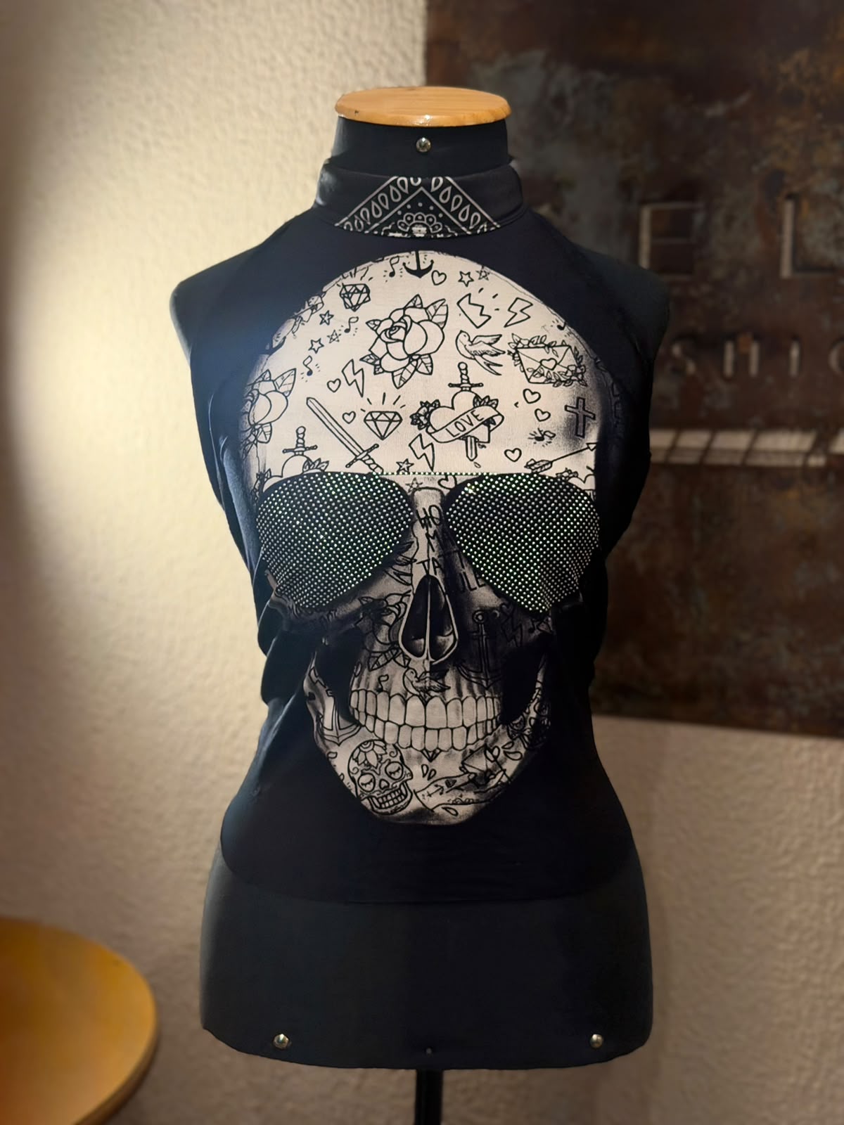 Frente Única Skull — Black