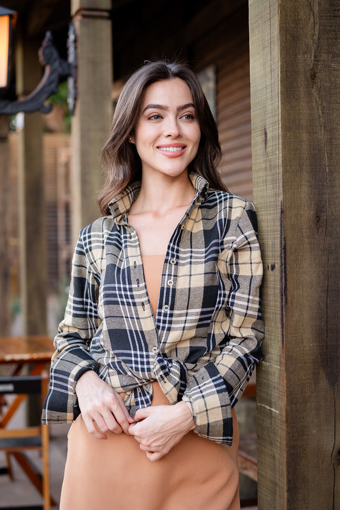 Camisa de Flanela Xadrez