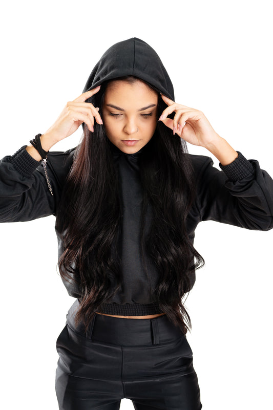 MOLETINHO CROPPED CAPUZ